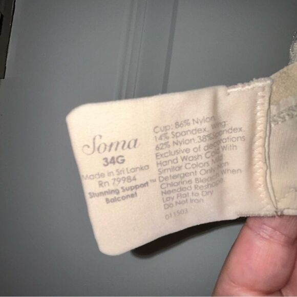 Soma Stunning Support Balconet Underwire Bra - Picture 3 of 5